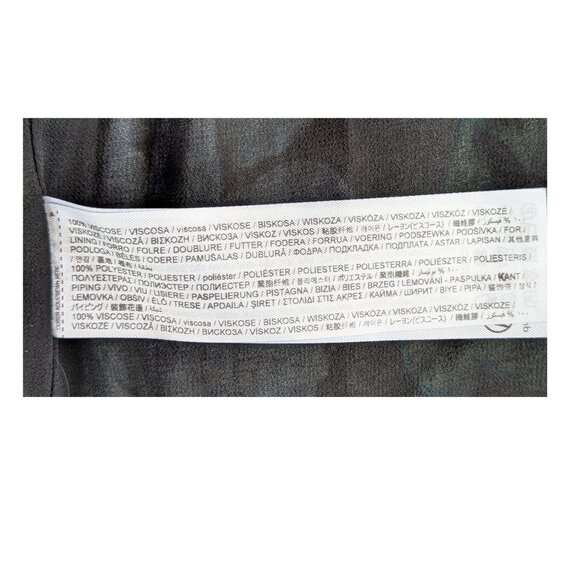 Mango Floral Mini Dress Long Sleeve Viscose Fully Lined Size XS NWT - Picture 6 of 6